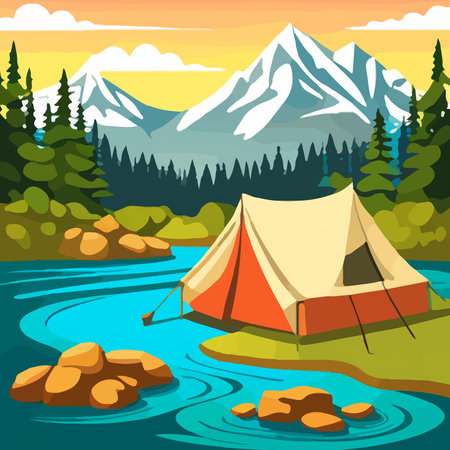 Naturnahe Campingplätze entlang der Routen